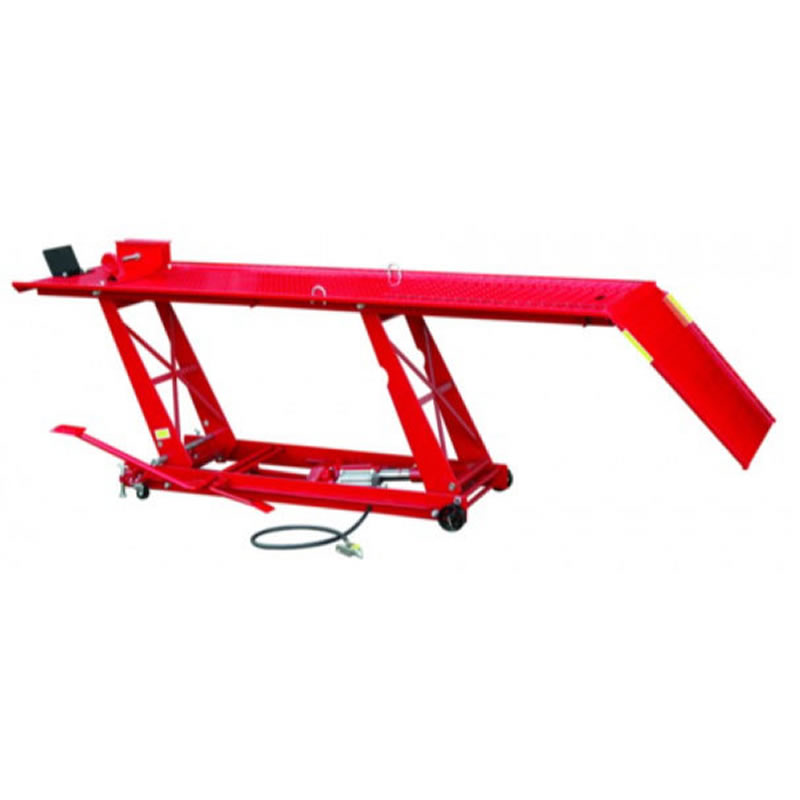 MOTOR CYCLE LIFT 454KG AIR OR FOOT OPERATED